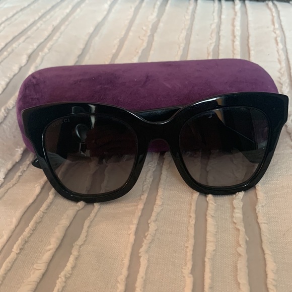 50 MM Square Gucci Sunglasses main image 8